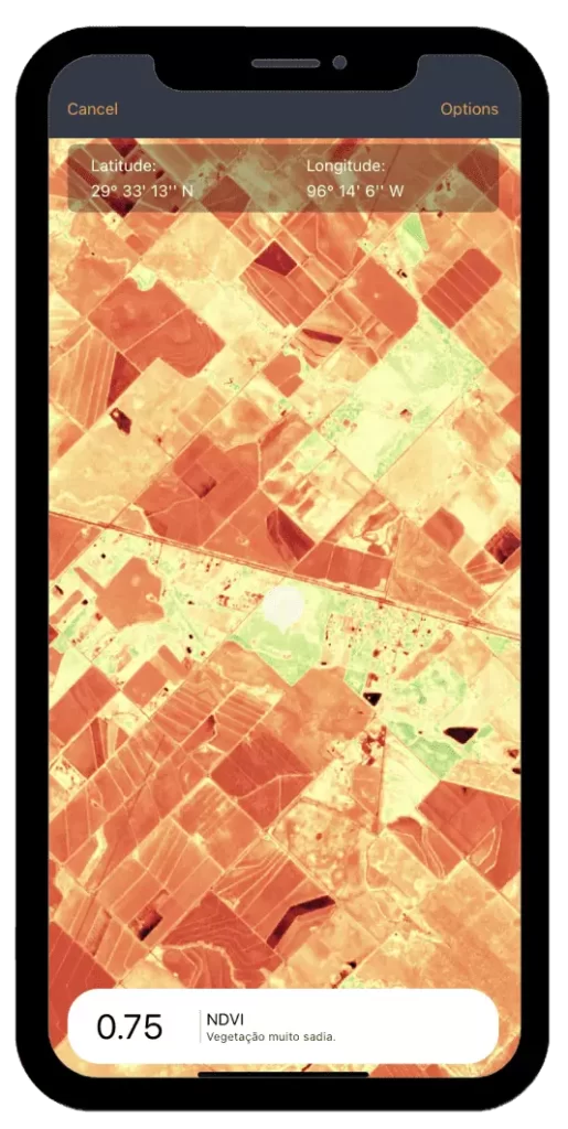 aplicativo para agronegócio farms agricultura mapas de satélite previsão do tempo medição de área polígonos ndvi