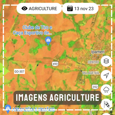 aplicativo para agronegócio farms agricultura mapas de satélite previsão do tempo medição de área polígonos ndvi