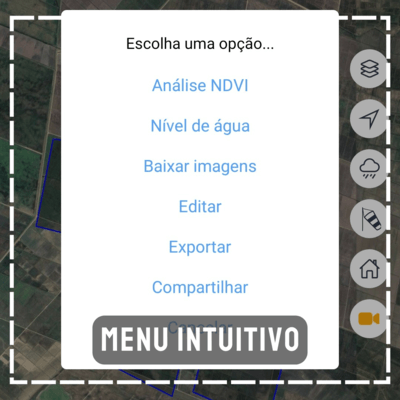 aplicativo para agronegócio farms agricultura mapas de satélite previsão do tempo medição de área polígonos ndvi